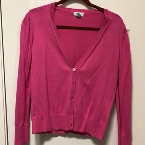 🛍🛍Hot pink Old Navy cardigan